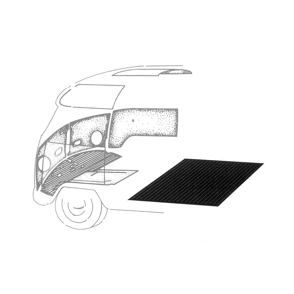 Gummimatte für den Fahrgastraum, 03/55- 07/79, Top