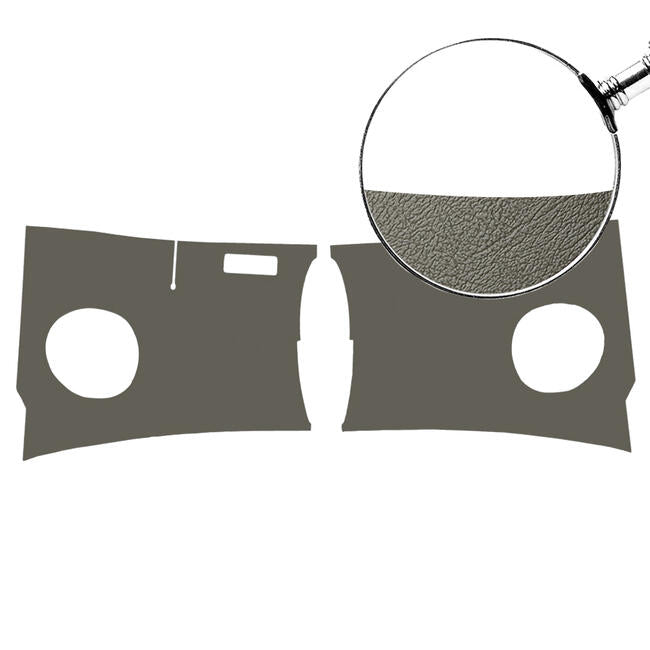 T1 Kick Panels, vorne, grau, 12/62- 04/64