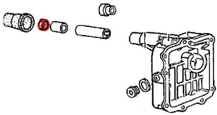 Wellendichtring, Buchse, Schaltgehäuse, Top