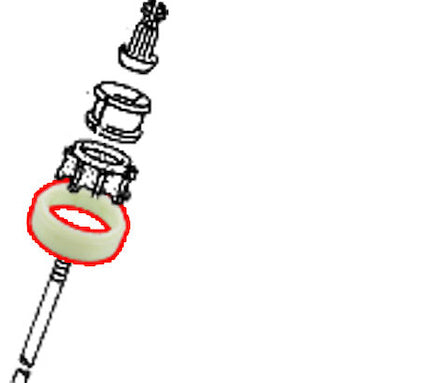 T3 Distanzring am Schalthebel, 05/79- 07/92