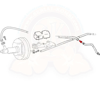 Tülle Unterdruckrohr Bremskraftverstärker