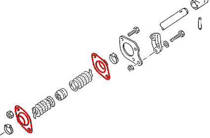 T3 Lagerschale, Schaltstangenführung, 08/82- 07/92