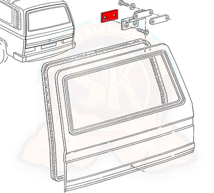 T3 Dichtung Heckklappenscharnier, 05/79- 07/92, (Stück)