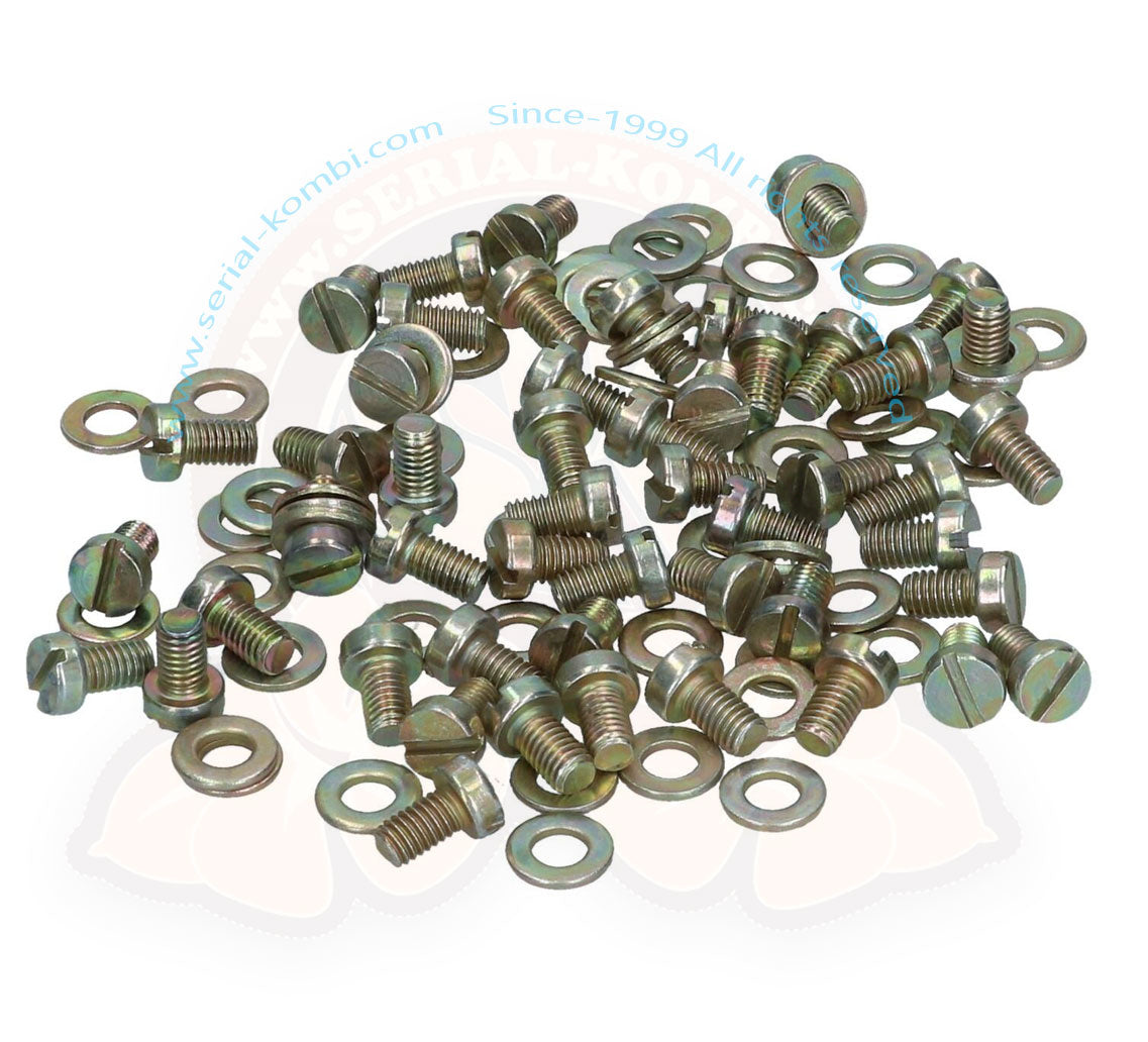 Schraubensatz für Motorverblechung, 50 Schrauben+ Unterlegscheiben, wie original