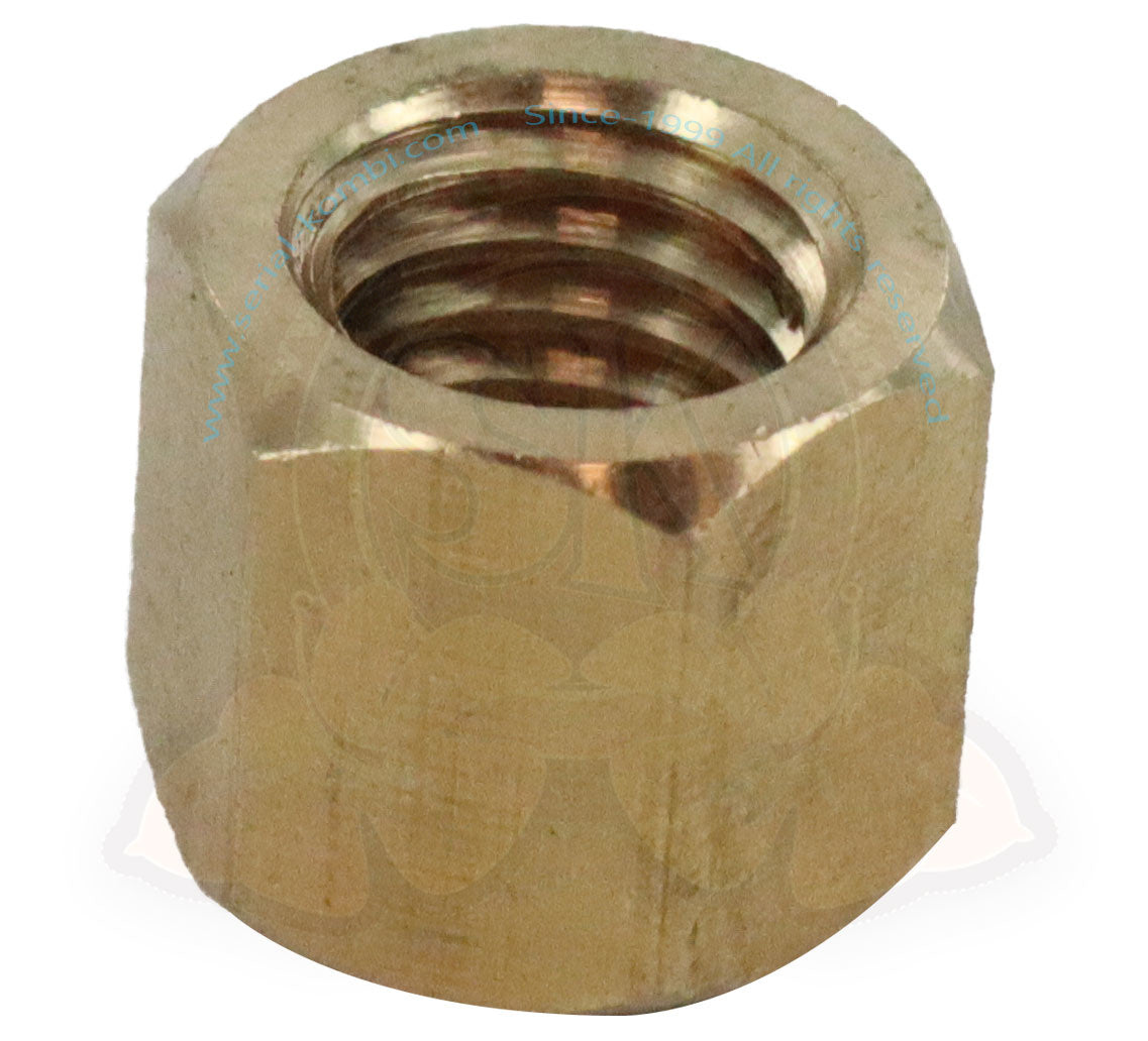 Mutter 11x8mm, Befestigung Vergaser, Befestigung Auspuff am Zylinderkopf, Messing, (Stück)