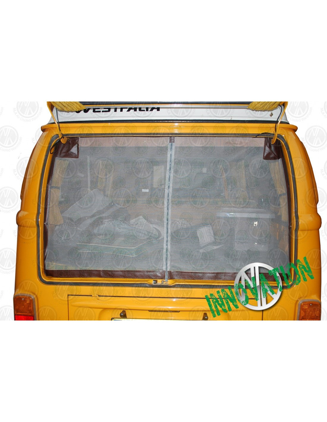 T2 Moskitonetz Heckklappe, braun, 08/67- 07/79