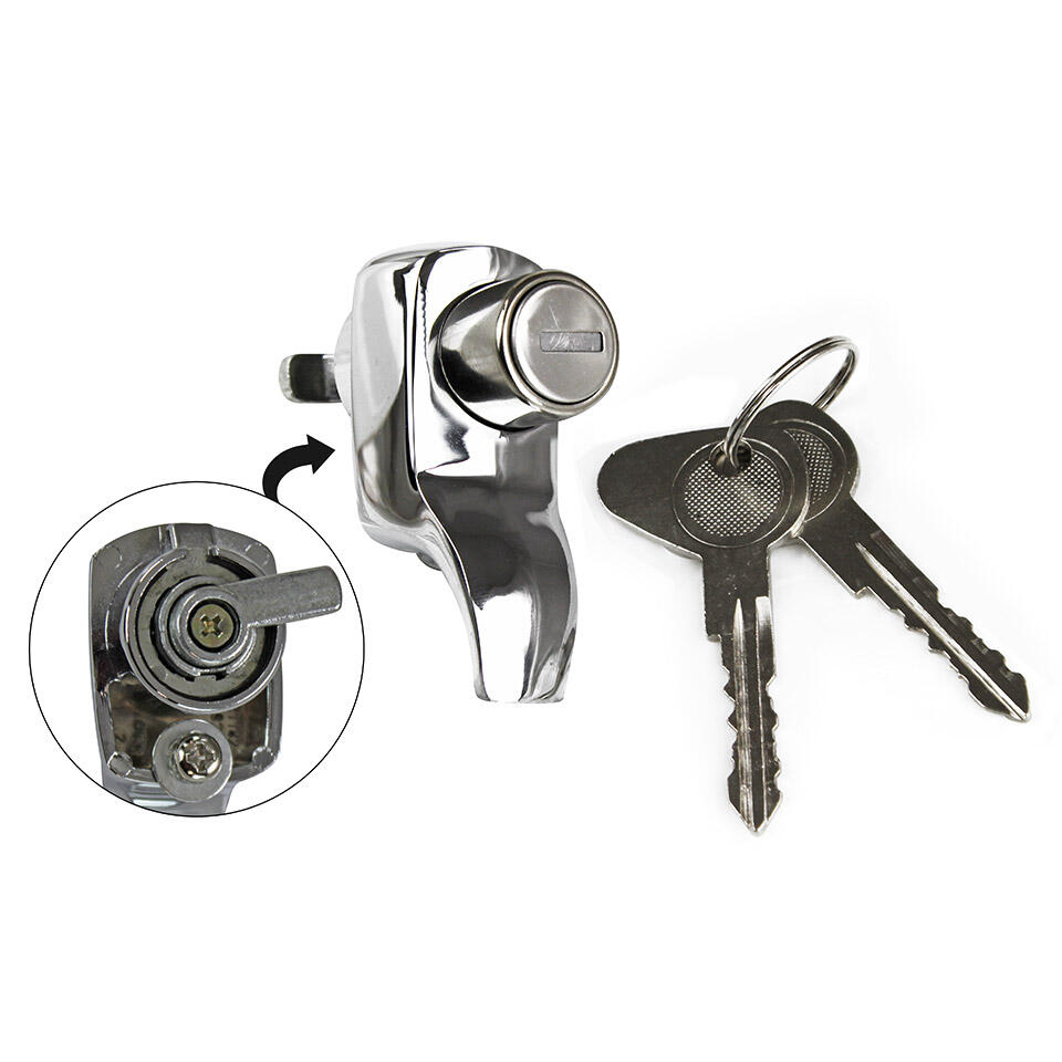 T2 Heckklappenschloss, chrom, 08/71- 07/79