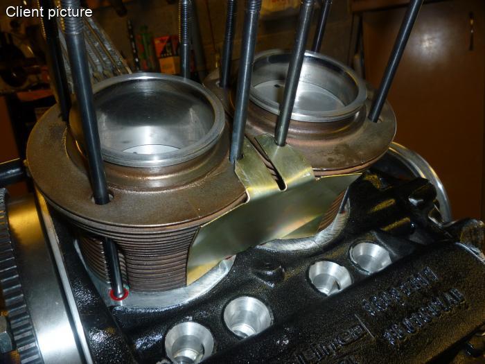 Warmleitbleche, 8mm Bolzen (Paar)