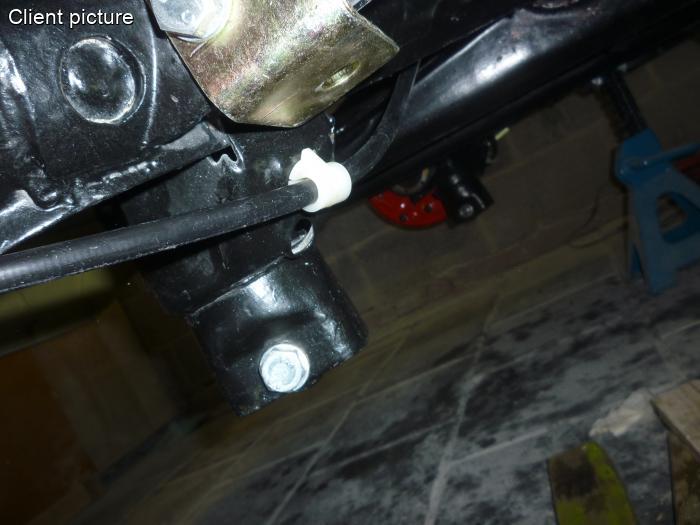 Halter, Handbremsseil, Schräglenker, (Paar)