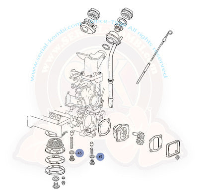 Dichtung Verschluss Öldruckregler, 1.2- 1.6L, (Stück)