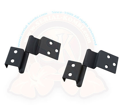 Scharnier für Schranktüren, rechts öffnend, dunkelgrau (Paar)