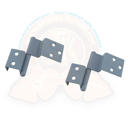 Scharnier für Schranktüren, rechts öffnend, hellgrau (Paar)