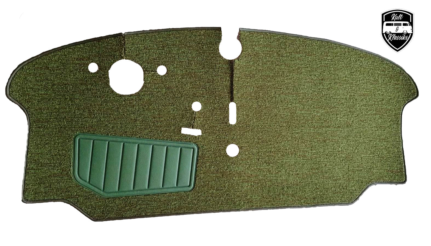 T2 Westfalia Teppich Fahrerhaus, grün