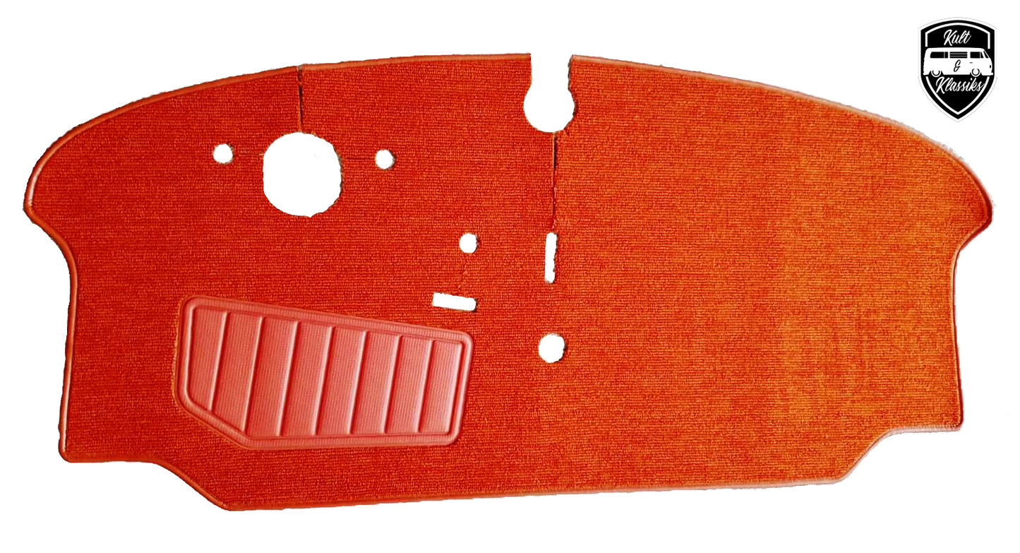 T2 Westfalia Teppich, Fahrerhaus, orange