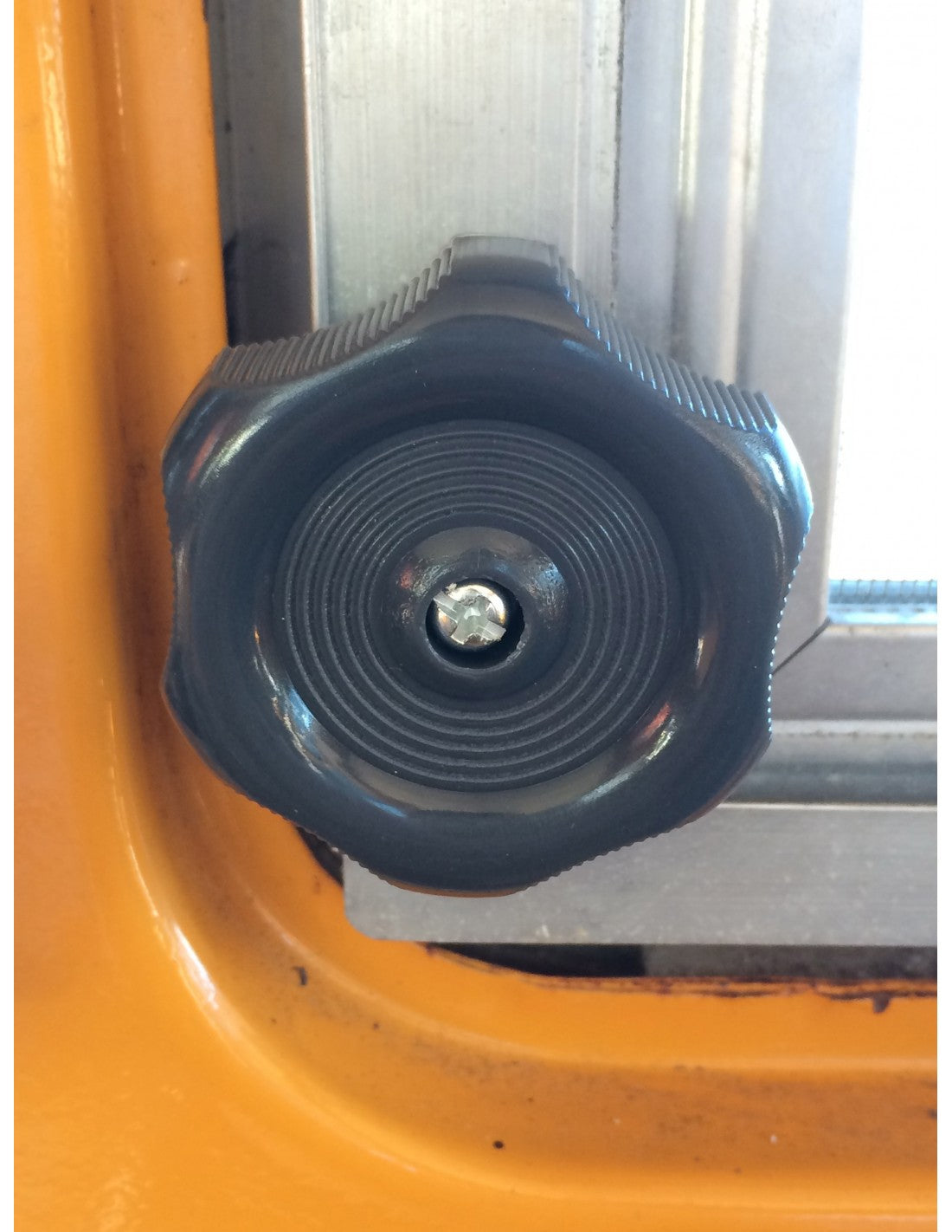 T2 Drehknopf Lamellenfenster, grau, 08/67- 07/79