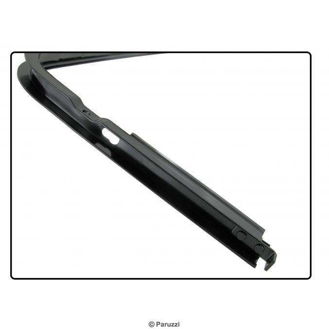 T2 Drehfensterrahmen, Aluminium, rechts, schwarz