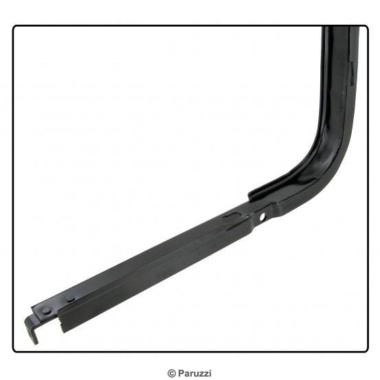 T2 Drehfensterrahmen, Aluminium, links, schwarz