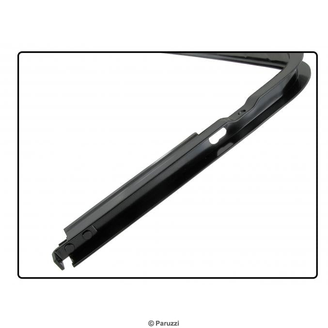 T2 Drehfensterrahmen, Aluminium, links, schwarz