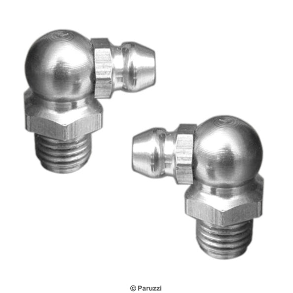 Schmiernippel, M8 x 1mm, 90°, rund