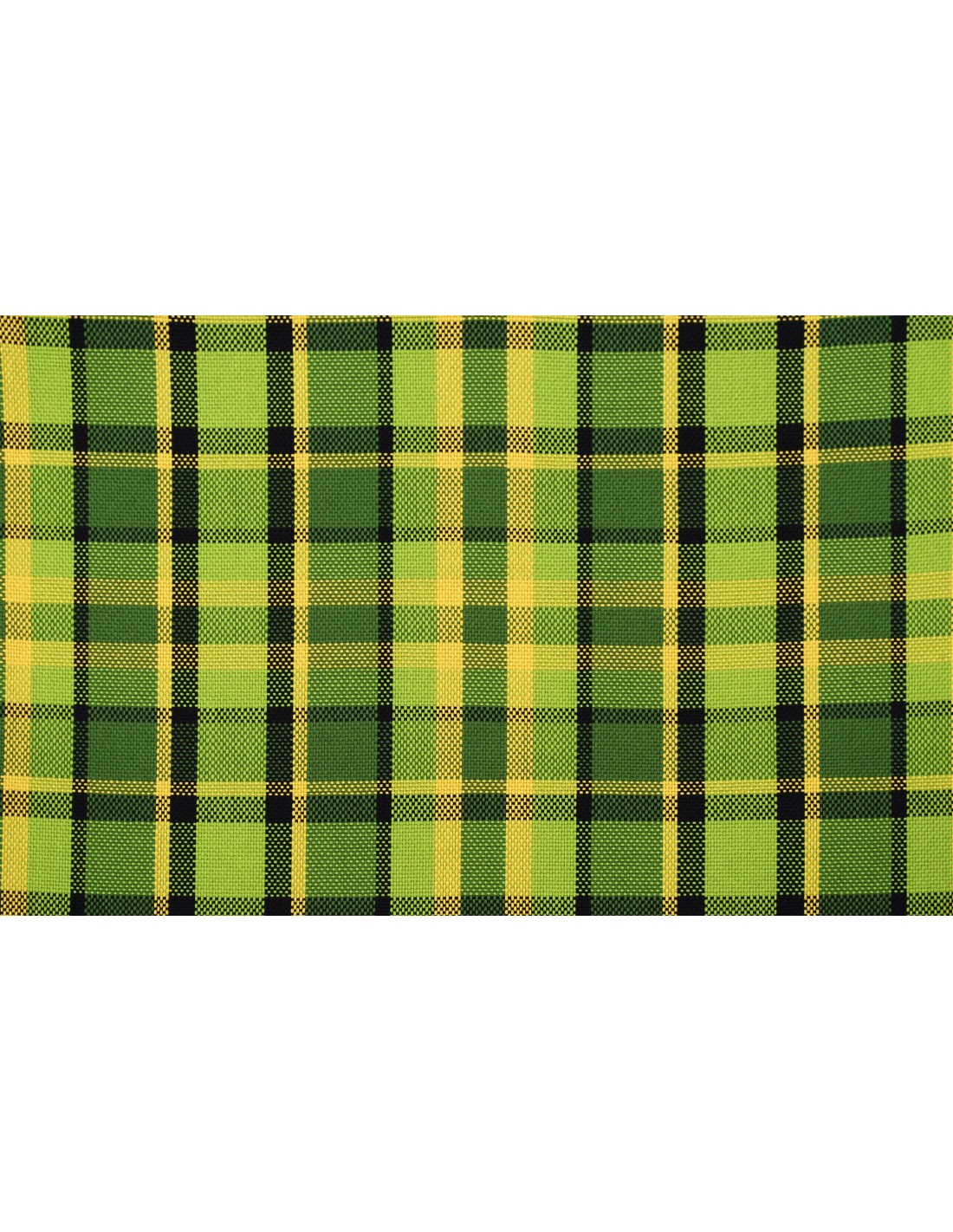 T2 Westfalia Rückenlehnenbezug, grün/ gelb, 08/74- 07/79