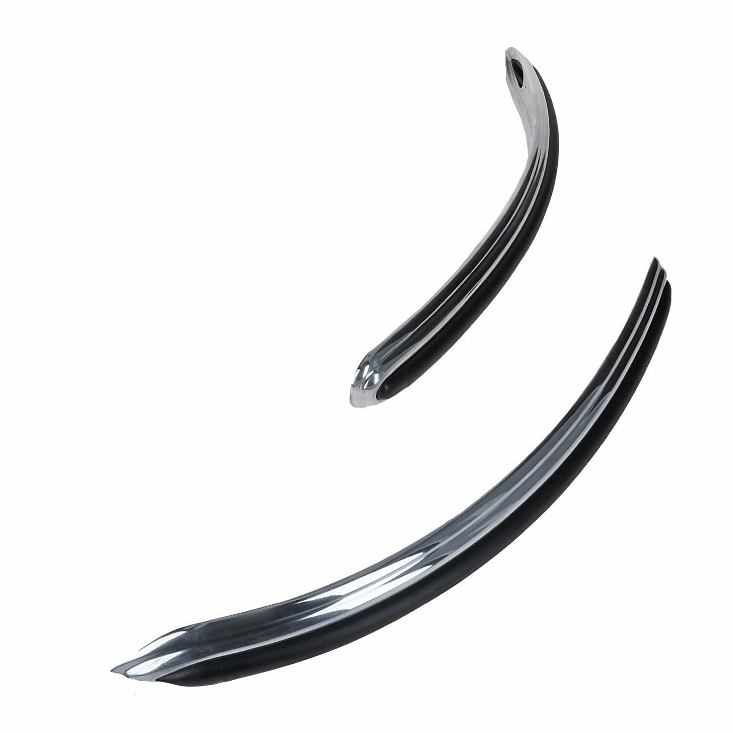 T1 Stoßstangen-Zierleiste, vorne, 09/58- 07/67, Export, (Paar)