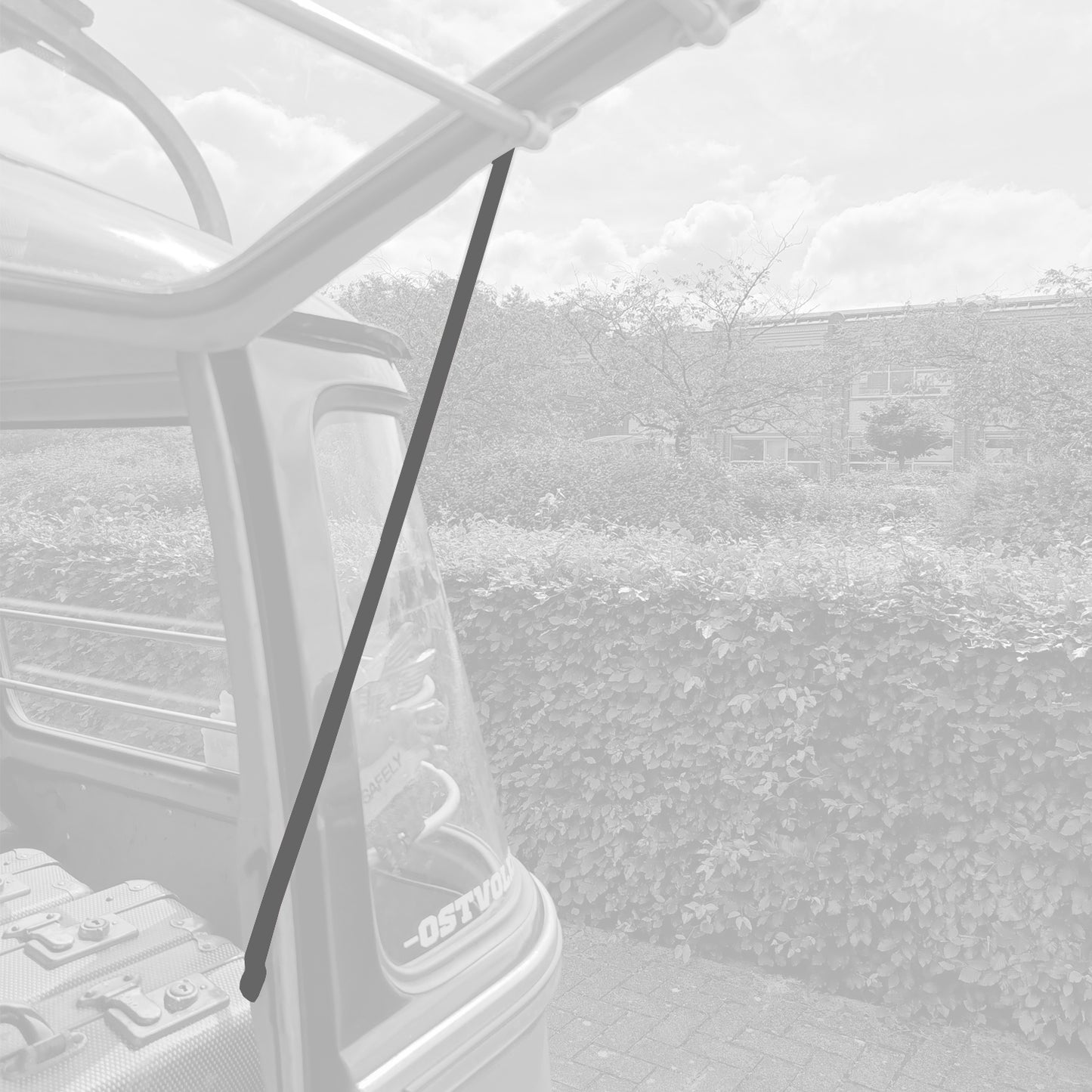 T1 Stütze für Heckklappe, 03/55- 07/63