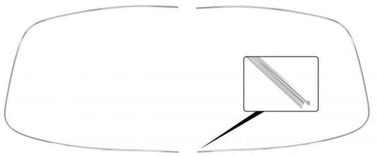 T2 Aluzierleiste, Frontscheibe, 08/67- 07/79, Top