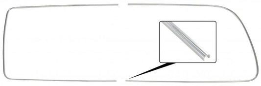 T2 Aluzierleiste, Seitenfenster, hinten links, 08/67- 07/79, Top