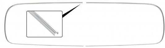 Aluzierleiste, Heckscheibe, 08/63- 07/79, Top