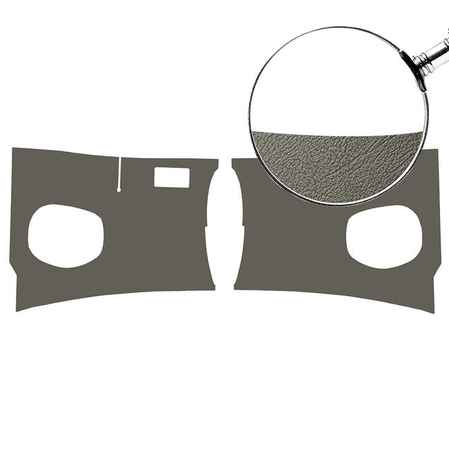 T1 Kick Panels, vorne, grau, 03/55-04/60