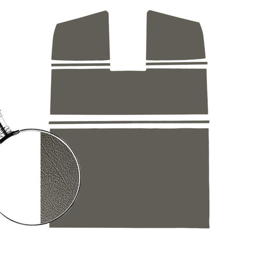 T1 Dachverkleidung, vorne, grau, Doka, 11/58 -07/67, (Paar), Top