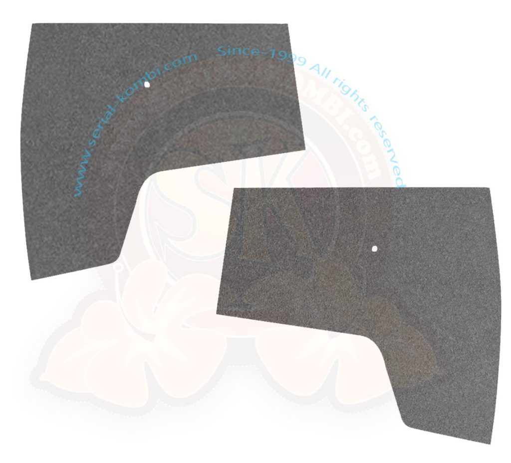 T1 Türverkleidung vorne, grau,  -07/67, (Paar), Top