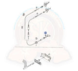 T3 Klammer zwischen Startergriff und Mutter, Diesel/ T-Diesel, 12/81- 07/92