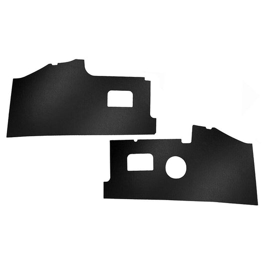 T2 Kick Panels, schwarz, 08/67- 07/70