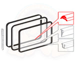 T1 Dichtung ausstellbare Seitenscheibe, innen, 10/52-07/67