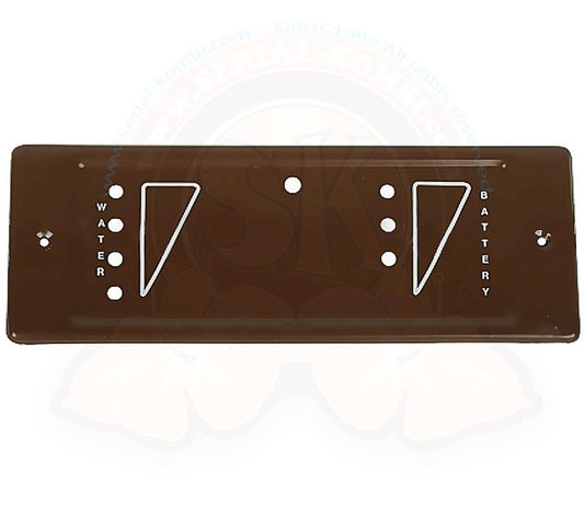 T3 Westfalia Blende für Küchenmöbel, 8-Löcher, braun, 05/79- 07/92