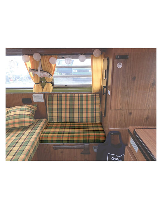 T2 Westfalia Helsinki, Bezug, seitlicher Sitz, gelb/ grün